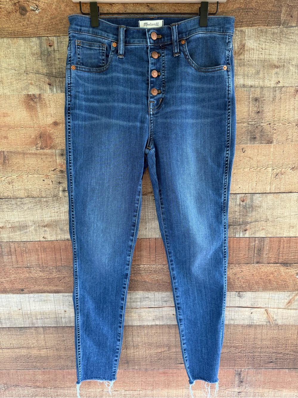 Madewell Button-Fly 10 inch High-Rise Skinny Jeans Women’s Size 29